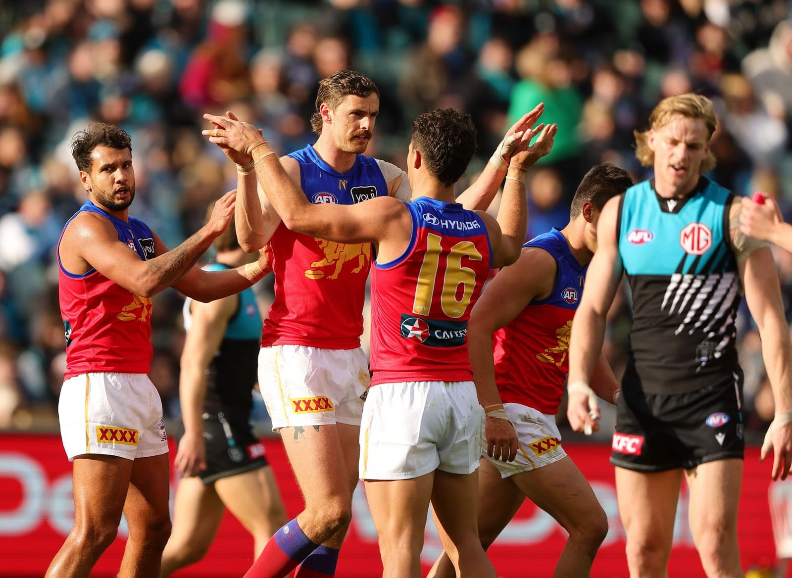 Brisbane Lions thrash Port Adelaide at the Oval as sensational ruckman ...