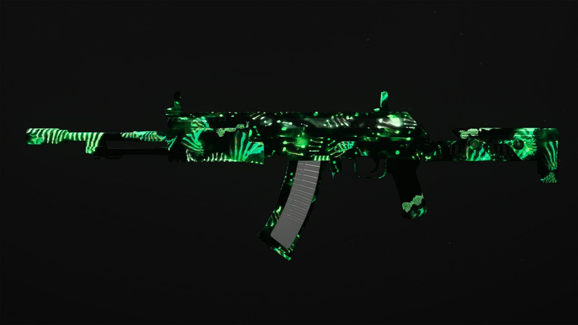 Helical Reverb Camo in MW3 and Warzone equipped to the SVA 545 Assault Rifle