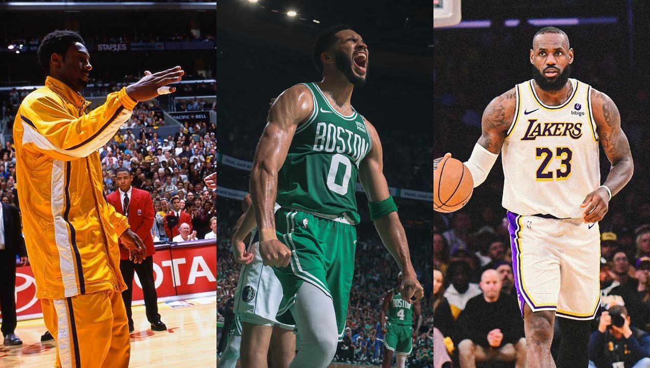 Top 5 players with most playoff points before age 27. (Credit: Kobe Bryant/Boston Celtics/Los Angeles Lakers).