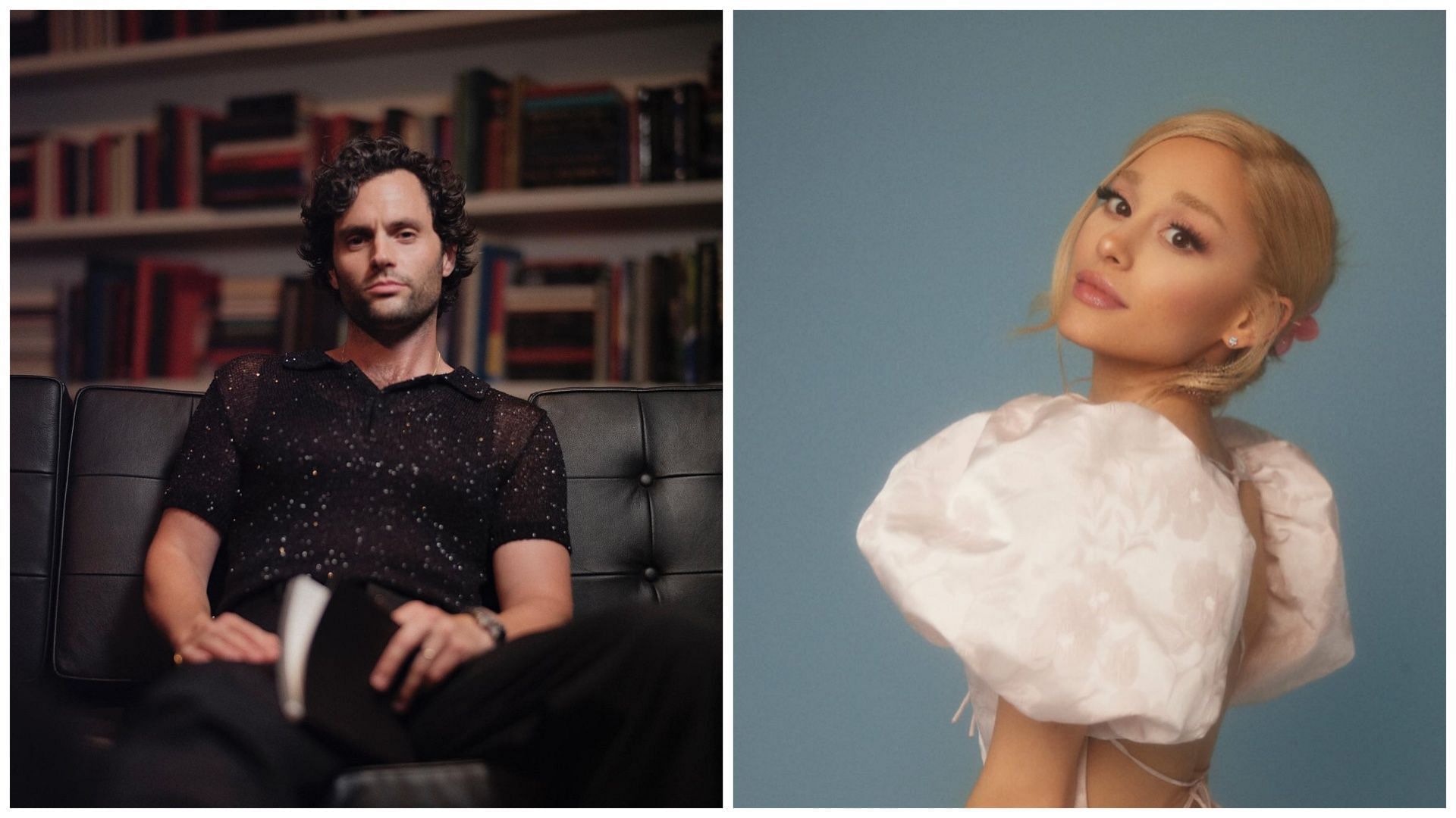 “I’m such a fan” — Ariana Grande gushes over Penn Badgley as she ...