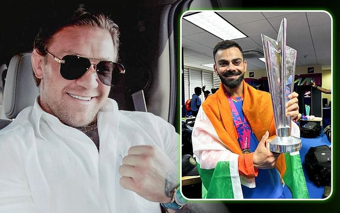 Conor McGregor gives one-word reaction to Virat Kohli's heartfelt statement after India's epic T20 World Cup win