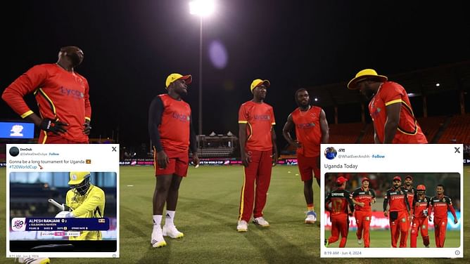 "20-team T20 World Cup is turning out to be a bad idea" - Fans react as Uganda collapse to 58 all-out against Afghanistan