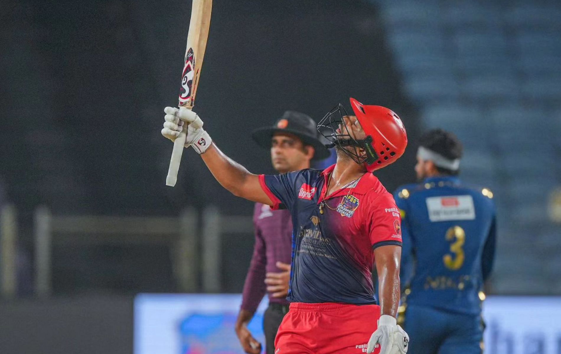 Rahul Tripathi scored 63 runs against KJ on Monday. 