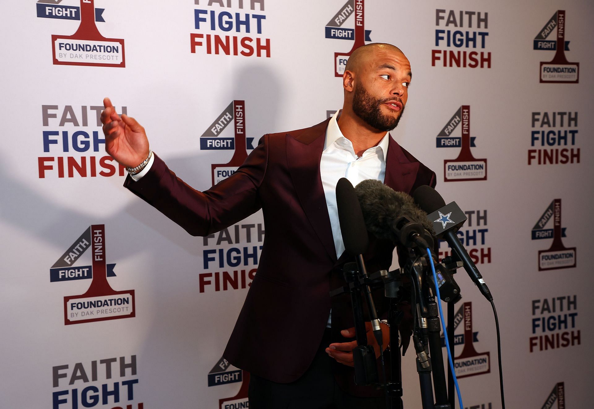 Dak Prescott&#039;s Faith Fight Finish Foundation 2024 Gala