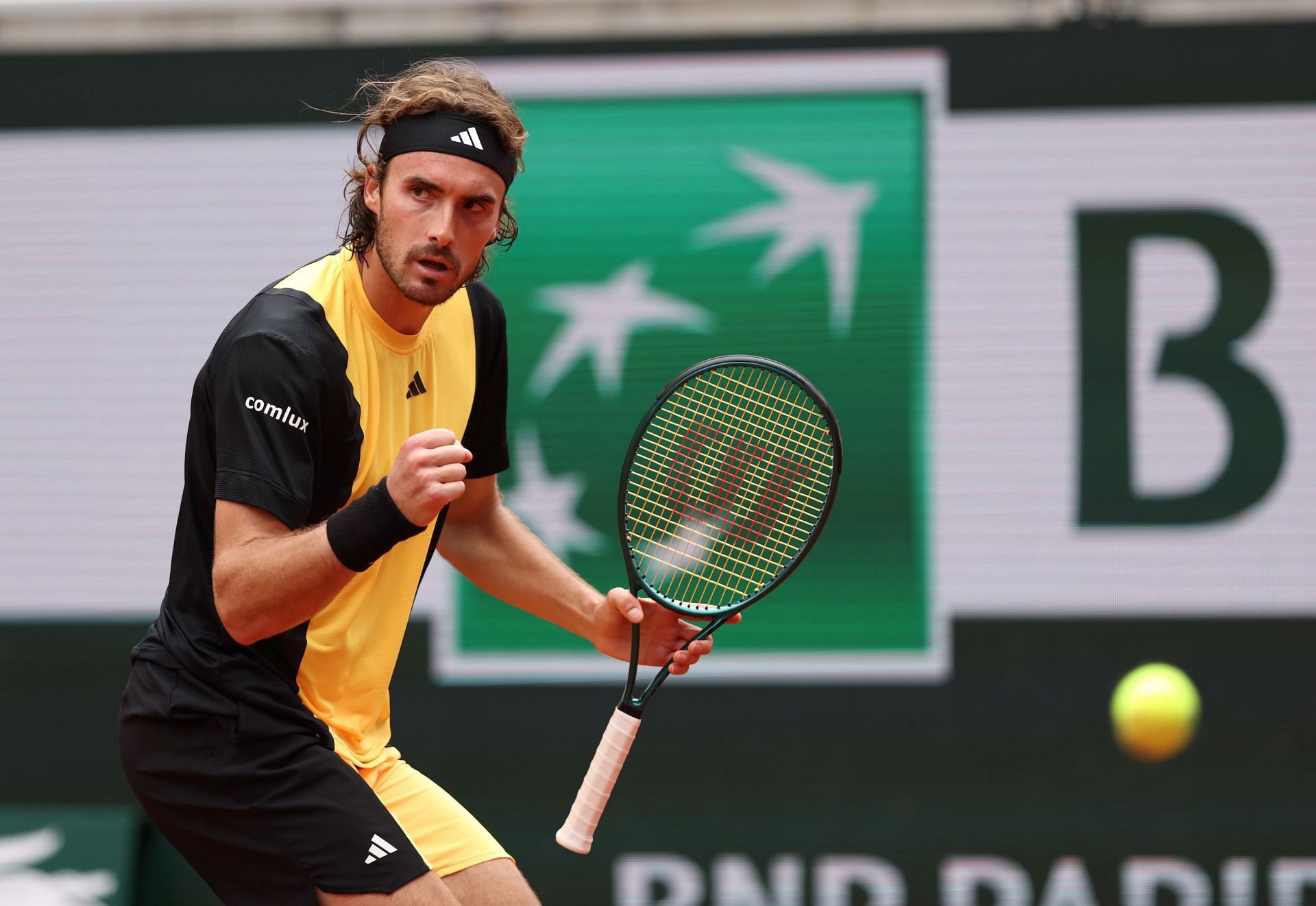 Tsitsipas at the 2024 French Open - Day 8