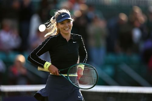 Katie Boulter at the 2024 Rothesay Open - Getty images