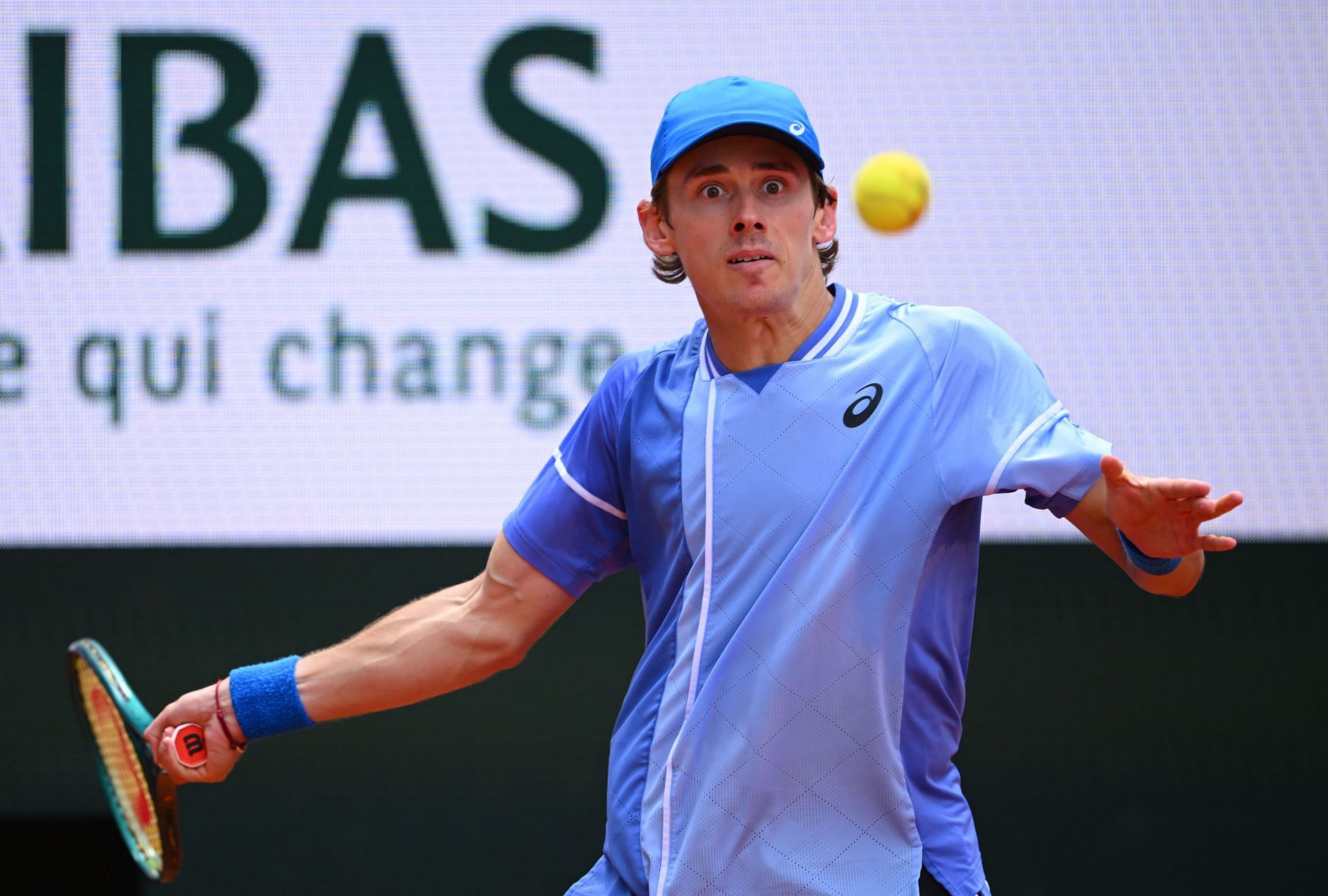 Alex de Minaur at the 2024 French Open. (Photo: Getty)