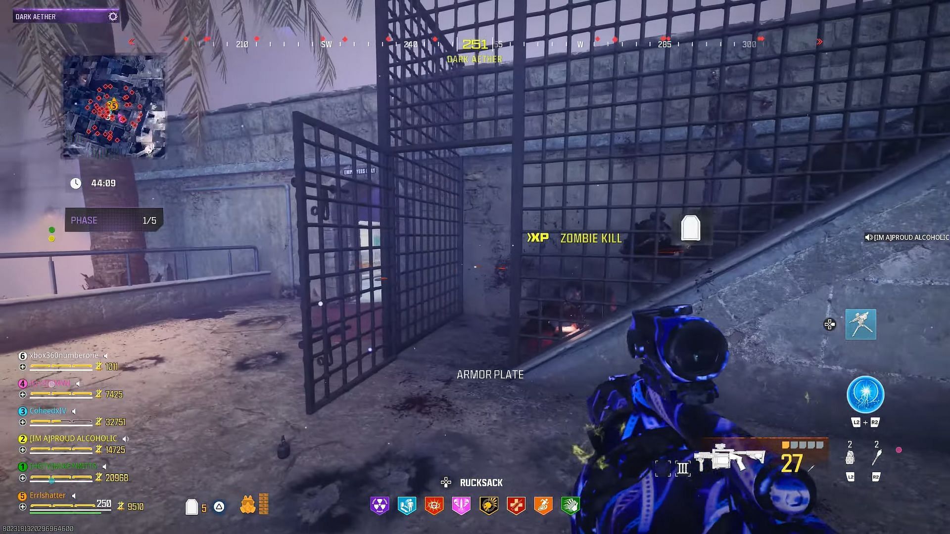 Unstable Rift gameplay with the RGL-80 in MW3 (Image via YouTube/Errl Shatter)