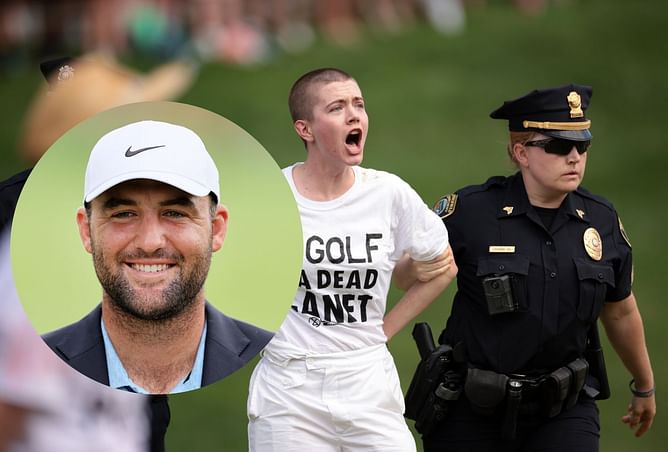 “It was definitely a bit weird” - Scottie Scheffler thanks police for stepping in during climate protesters’ outrage at Travelers Championship