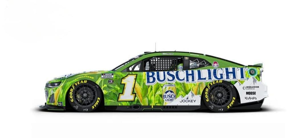 Ross Chastain&#039;s #1 Busch Light For The Farmers Chevrolet (source: NASCAR)