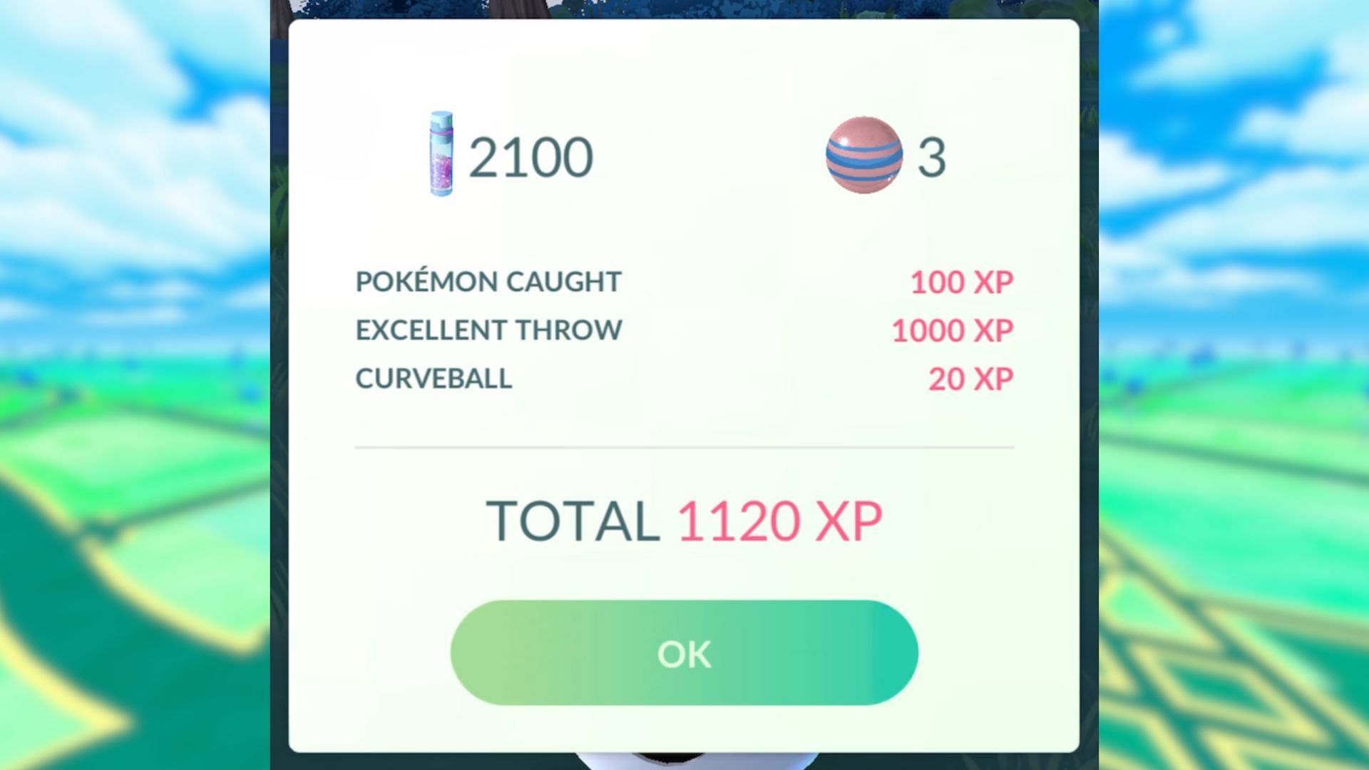 Making Excellent throws gives you bonus rewards in Pokemon GO (Image via The Pokemon Company)