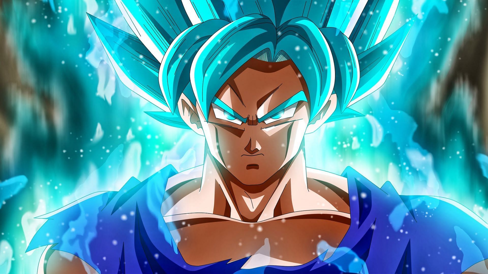 Super Saiyan Blue form of Goku (Image via Toei Animation)