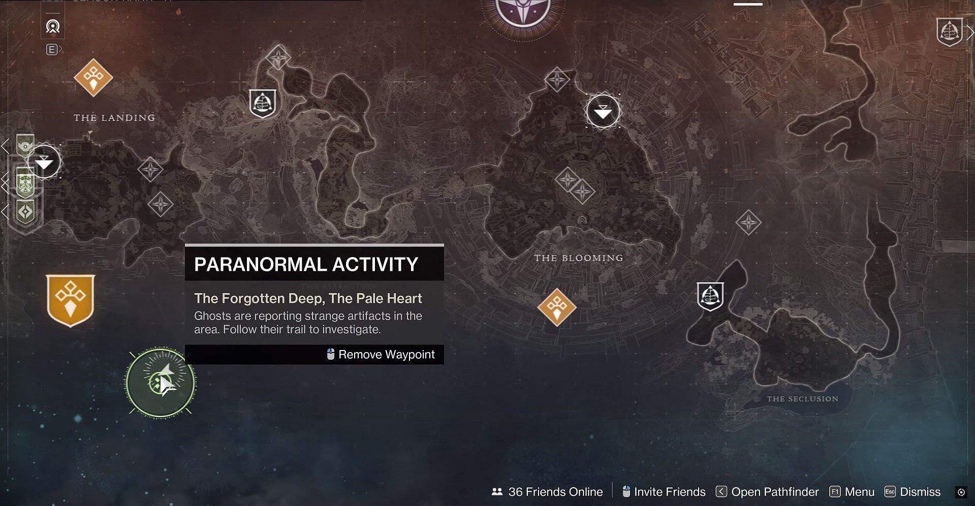 Paranormal Activity inside The Forgotten Deep Lost Sector (Image via Bungie)