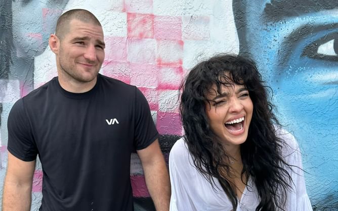 Nina-Marie Daniele reacts to hilarious clip of Sean Strickland being handed celebratory pizza slice after UFC 302 win