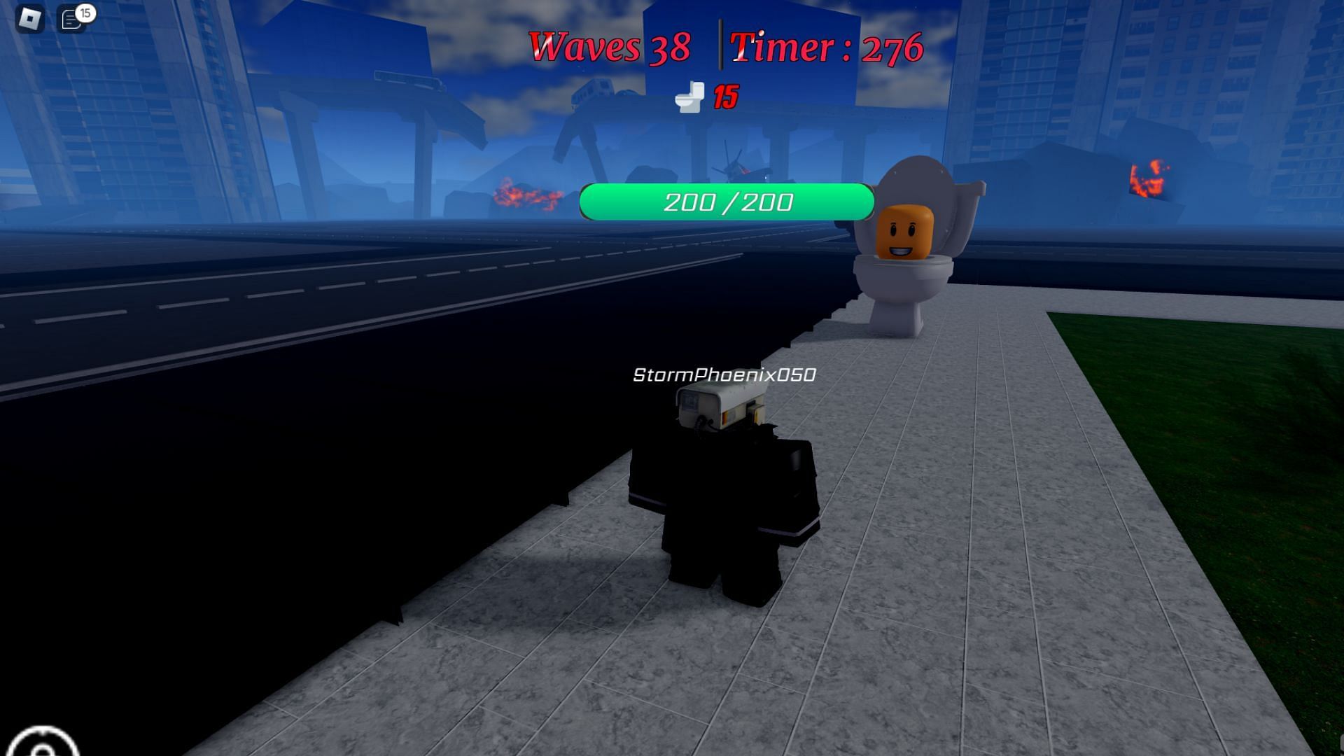 You must coordinate with your teammates to clear out enemies efficiently in ST: Blockade Reboot (Image via Roblox)