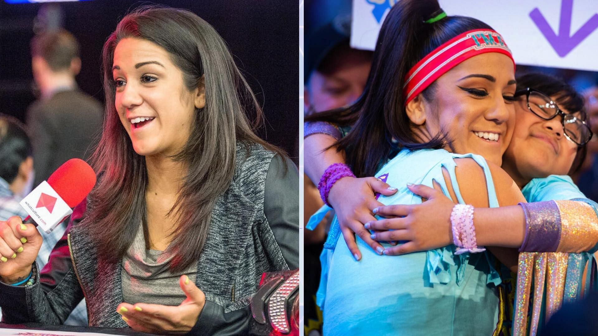 Bayley gets a special gift at a special show [Image Credits: WWE]