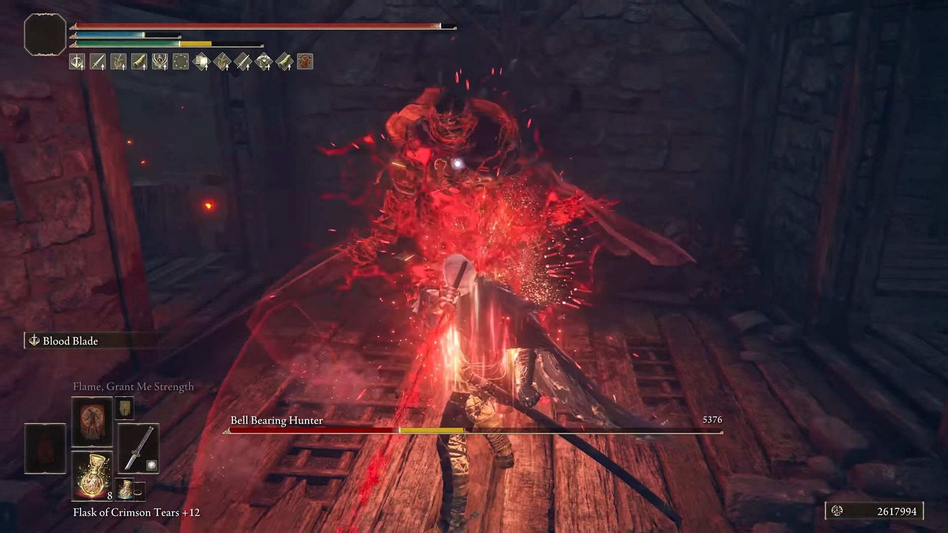 You can make some of the strongest Bleed builds in Elden Ring with Blood Blade (Image via FromSoftware || YouTube/Your Average Gamer)