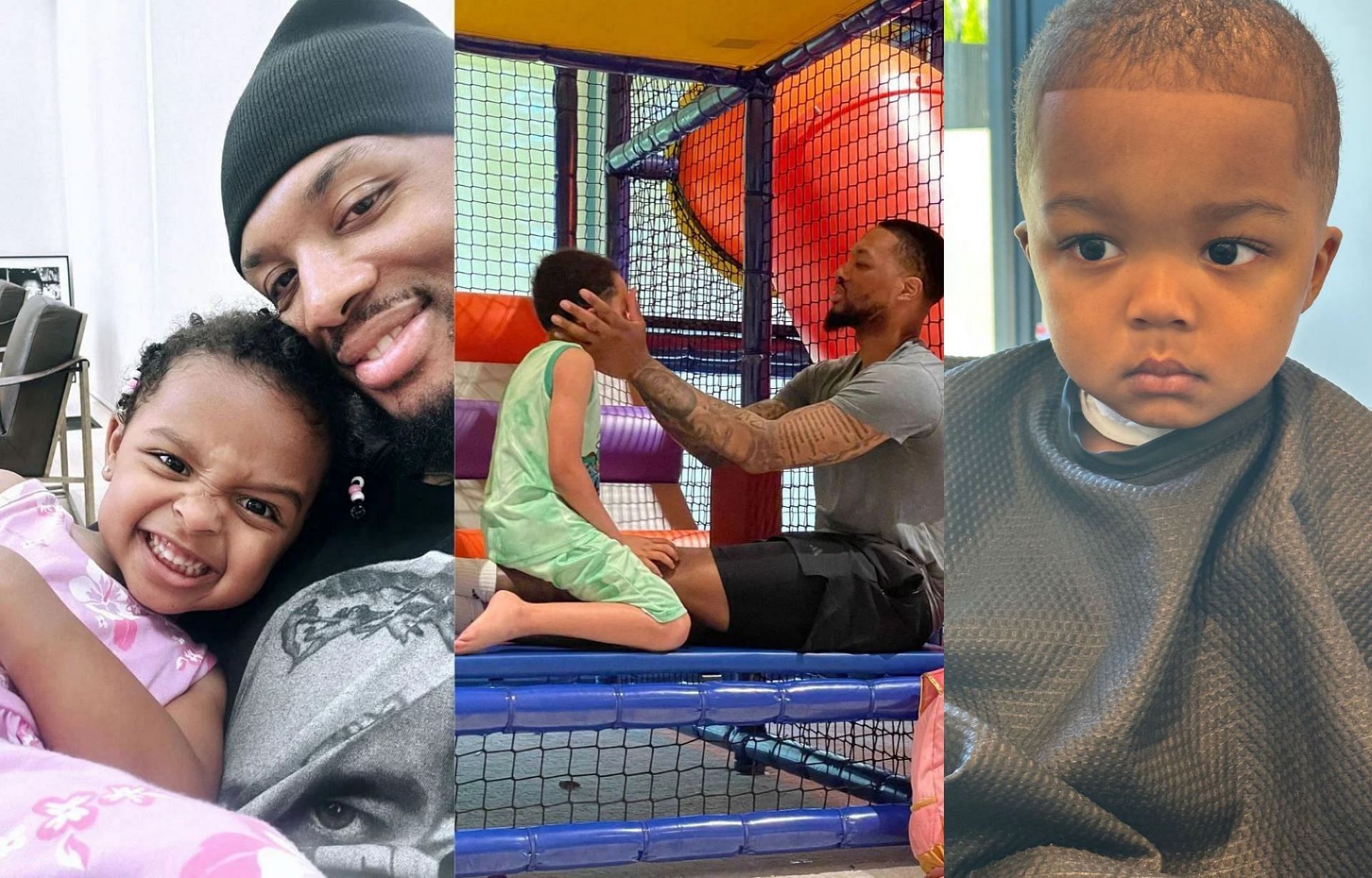 More photos of Lillard maximizing time with his children | Photo Credit @damianlillard Instagram Story