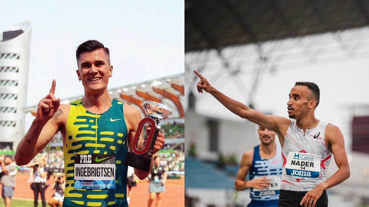 Jakob Ingebrigtsen and Isaac Nader (Photo: Ingebrigtsen Instagram; Nader Instagram)