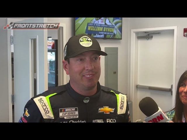 “He has the knack to make the car go”- Kyle Busch compliments Kyle