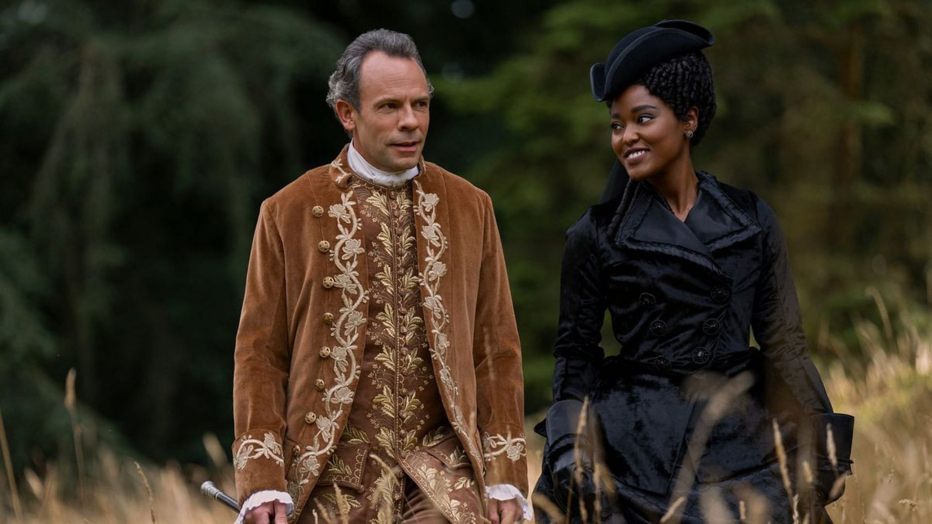 Lord Ledger and Lady Danbury (Image via Netflix)