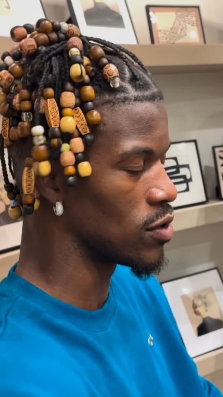 In Photos Jimmy Butler Seen Rocking New Hairstyle After Surprising