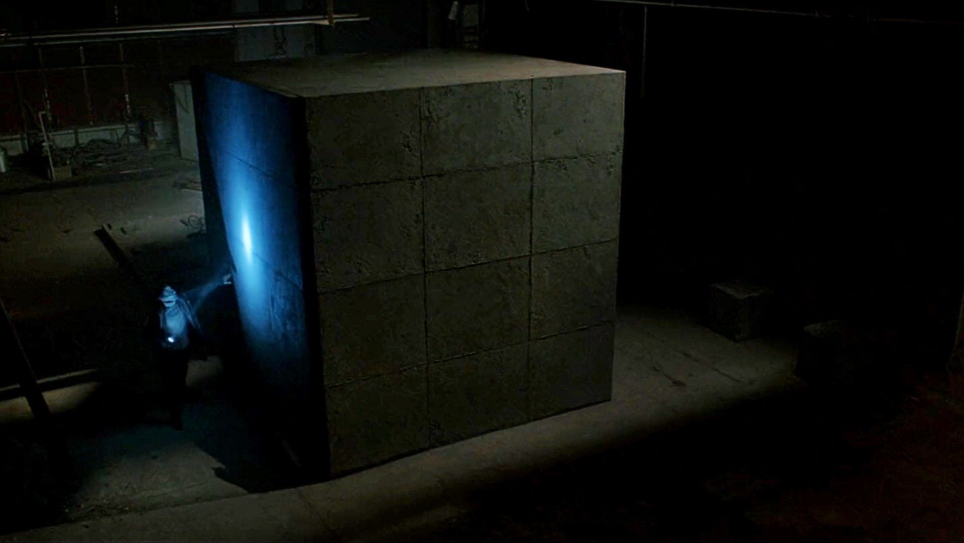 Concrete-sealed Box, as seen in Dark Matter Episode 6 (Image via Apple TV)