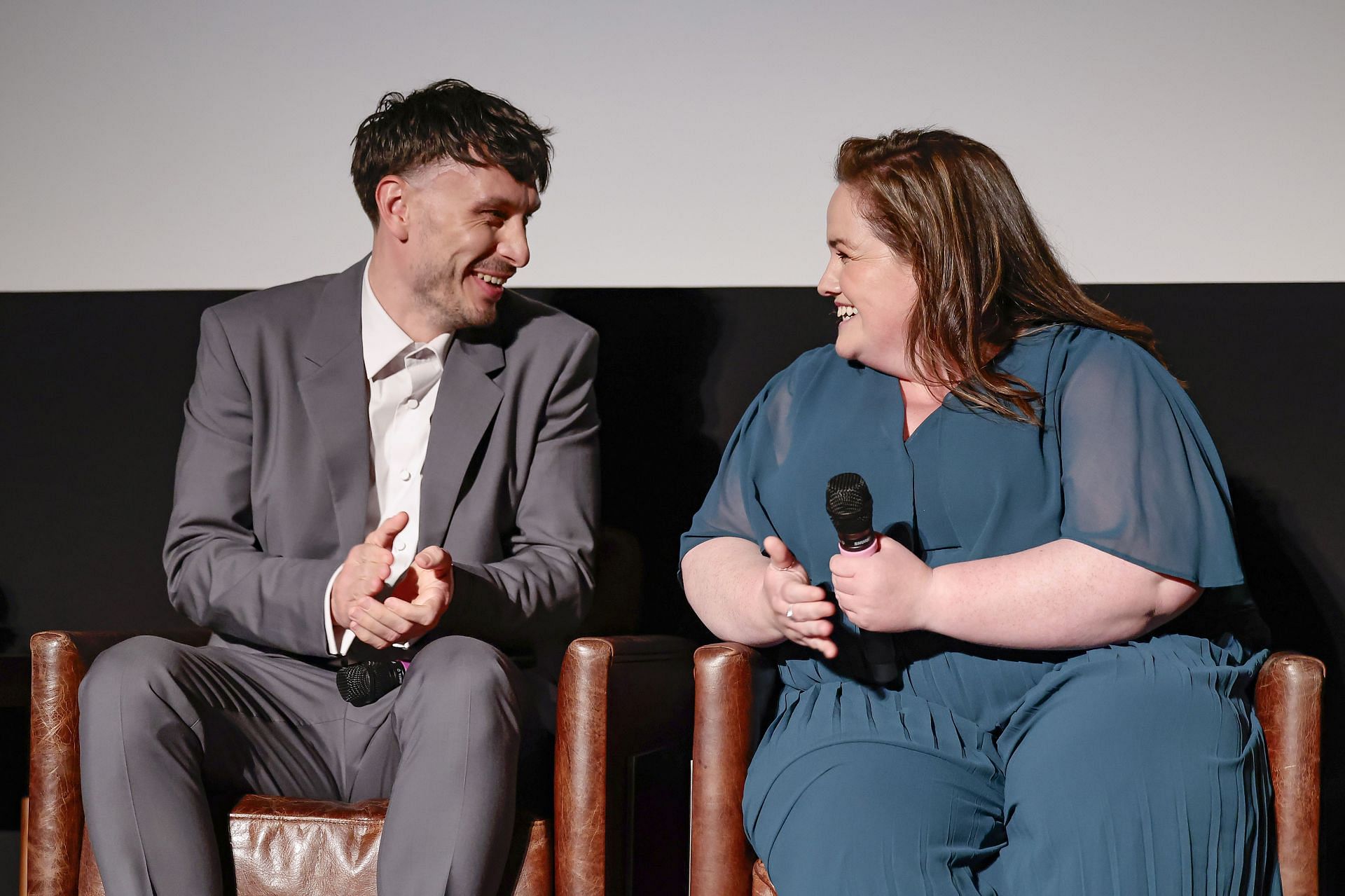 Jessica Gunning with Richard Gadd (Photo by Emma McIntyre/Getty Images for Netflix)