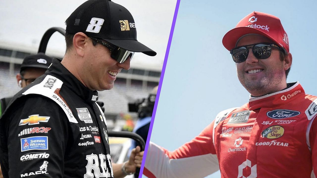 Kyle Busch and Noah Gragson