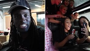 North West tells Tyla that Twitch streamer Kai Cenat likes her on a FaceTime call during her birthday bash