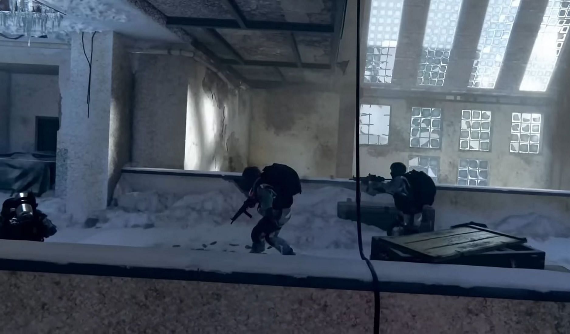 A brief shot from a location that appears to be Vorkuta prison in BO6 (Image via Activision)