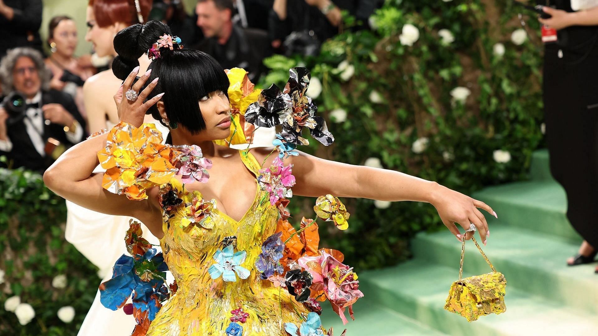 Nicki Minaj attends The 2024 Met Gala Celebrating &quot;Sleeping Beauties: Reawakening Fashion&quot; at The Metropolitan Museum of Art on May 06, 2024, in New York City. (Photo by Aliah Anderson/Getty Images)