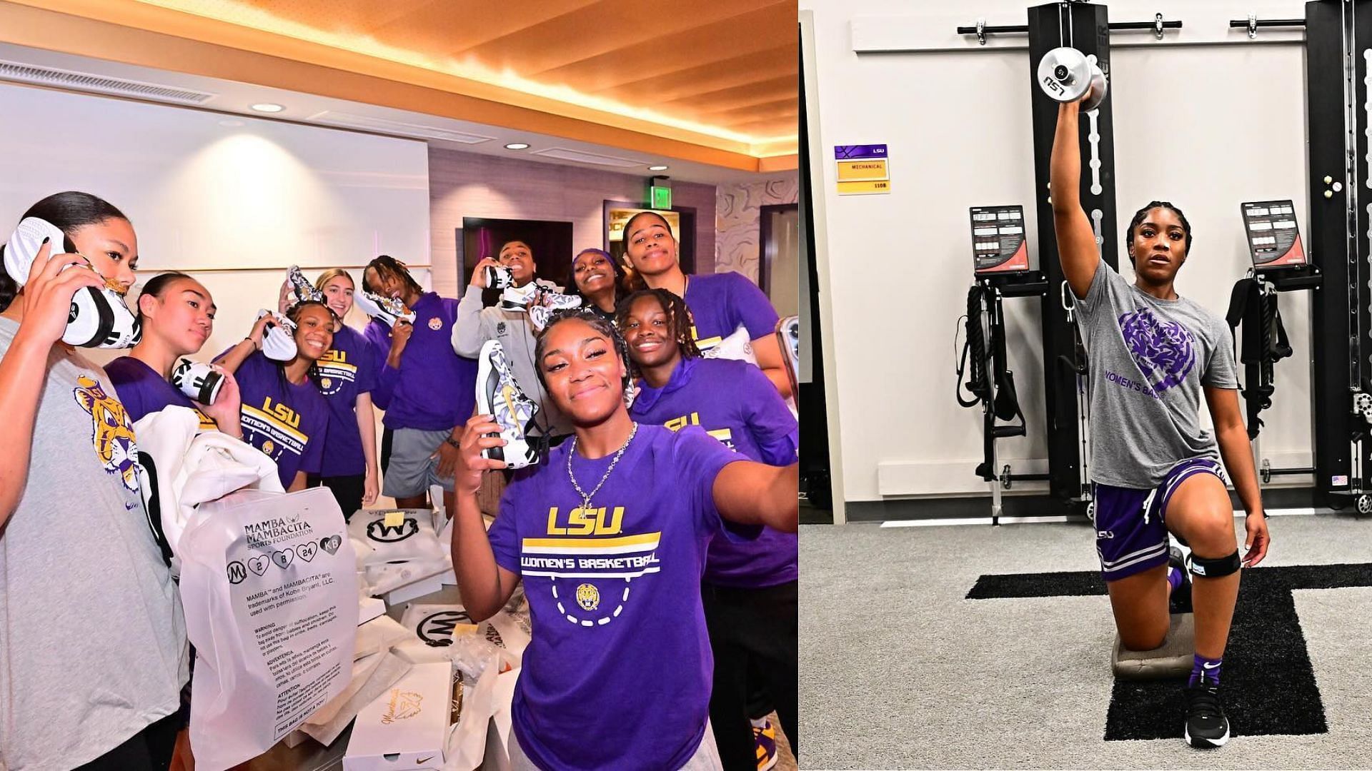 The LSU women