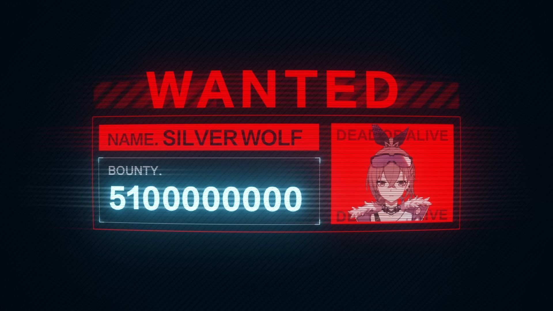 Silver Wolf bounty (Image via HoYoverse)