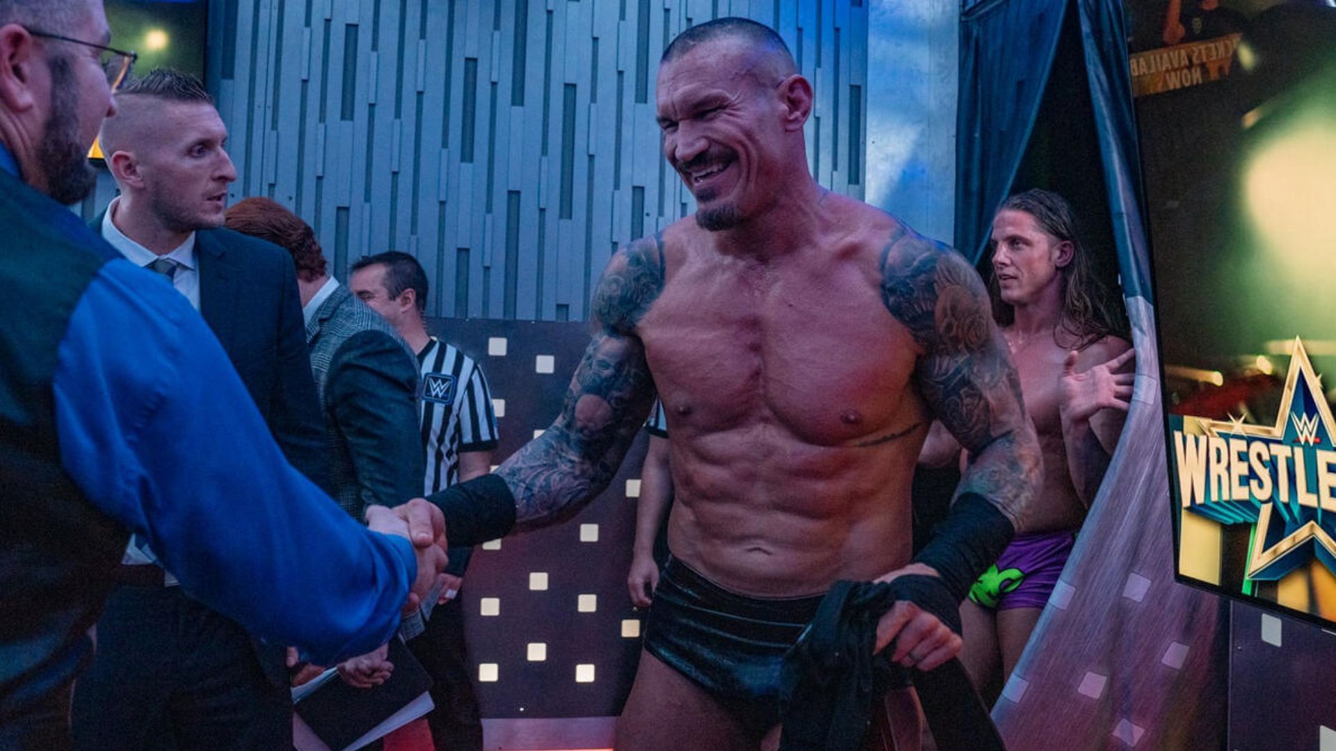 Randy Orton behind the scenes at WrestleMania 38! [ Image credit: WWE.com]