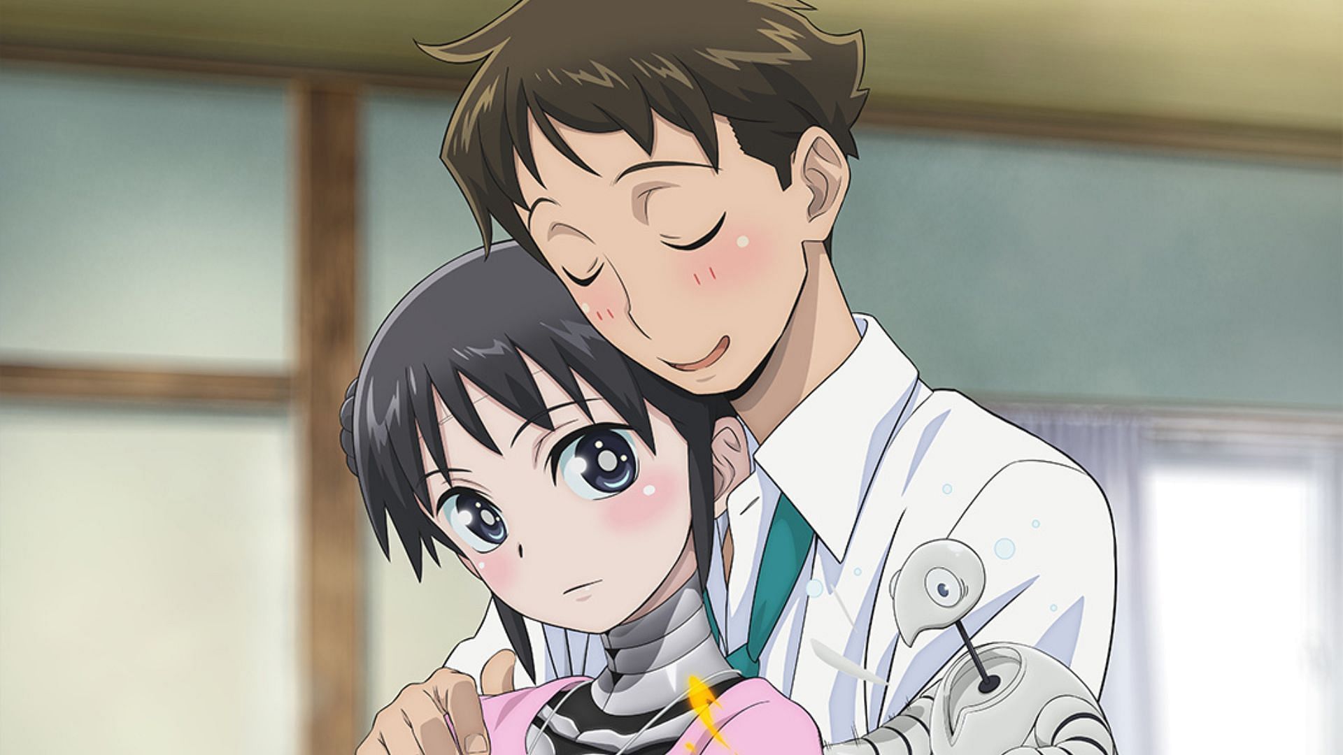 Mina and Takuma as seen in My Wife Has No Emotion anime (Image via Tezuka Productions)