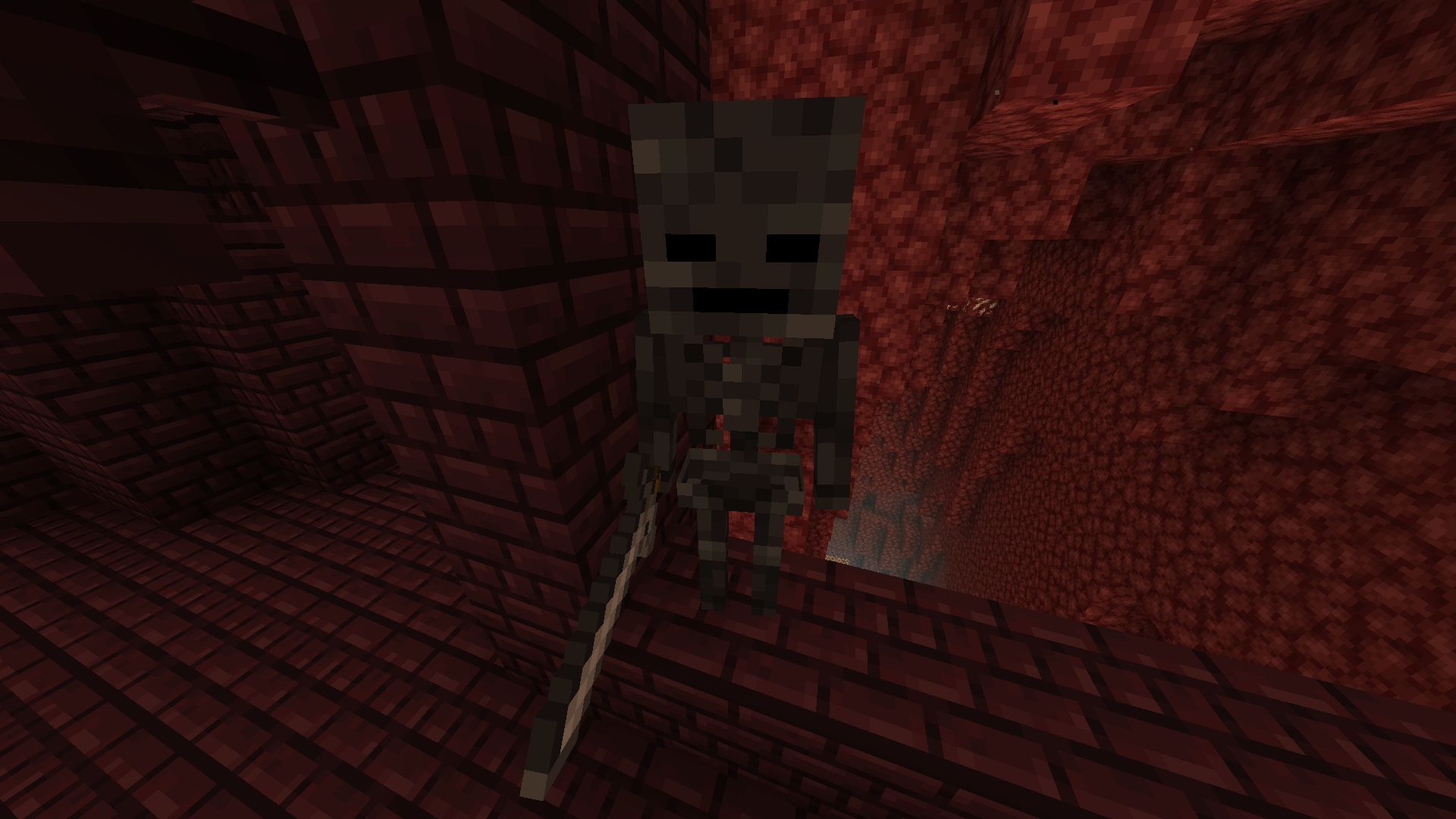 The Wither effect these skeletons inflict in Minecraft can cause plenty of problems (Image via Mojang Studios)