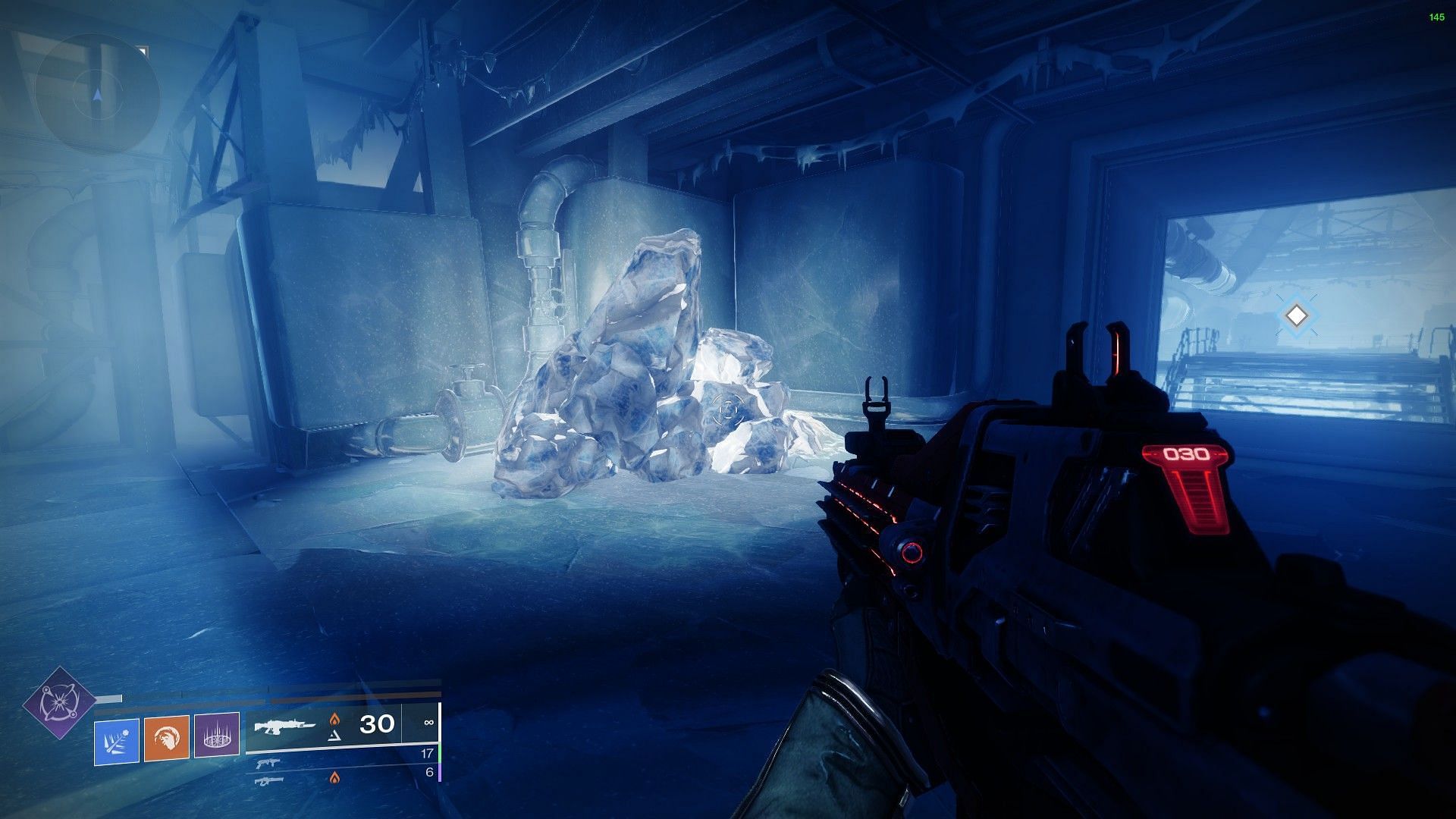 Immune ice pile in Destiny 2 (Image via Bungie)