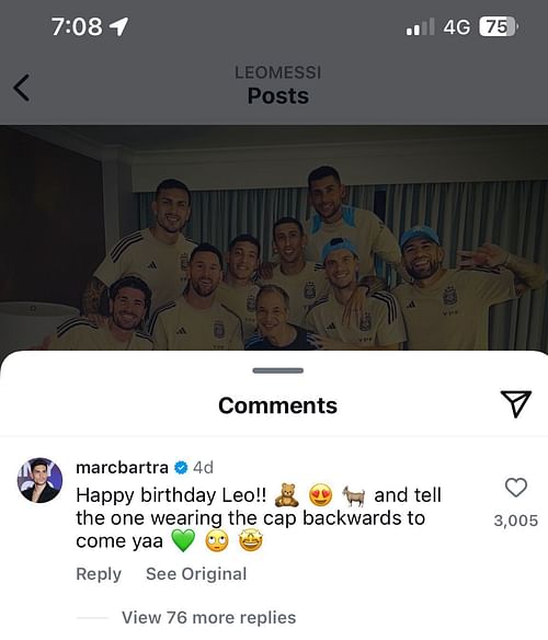 Lionel Messi's former teammate at Barcelona asks for transfer favor