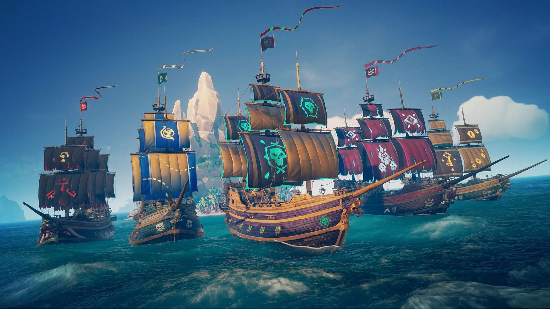 Sea of Thieves ship speeds.