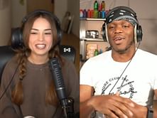“Imagine glazing this hard” - KSI reacts to Valkyrae praising him following their interaction at MrBeast video shoot