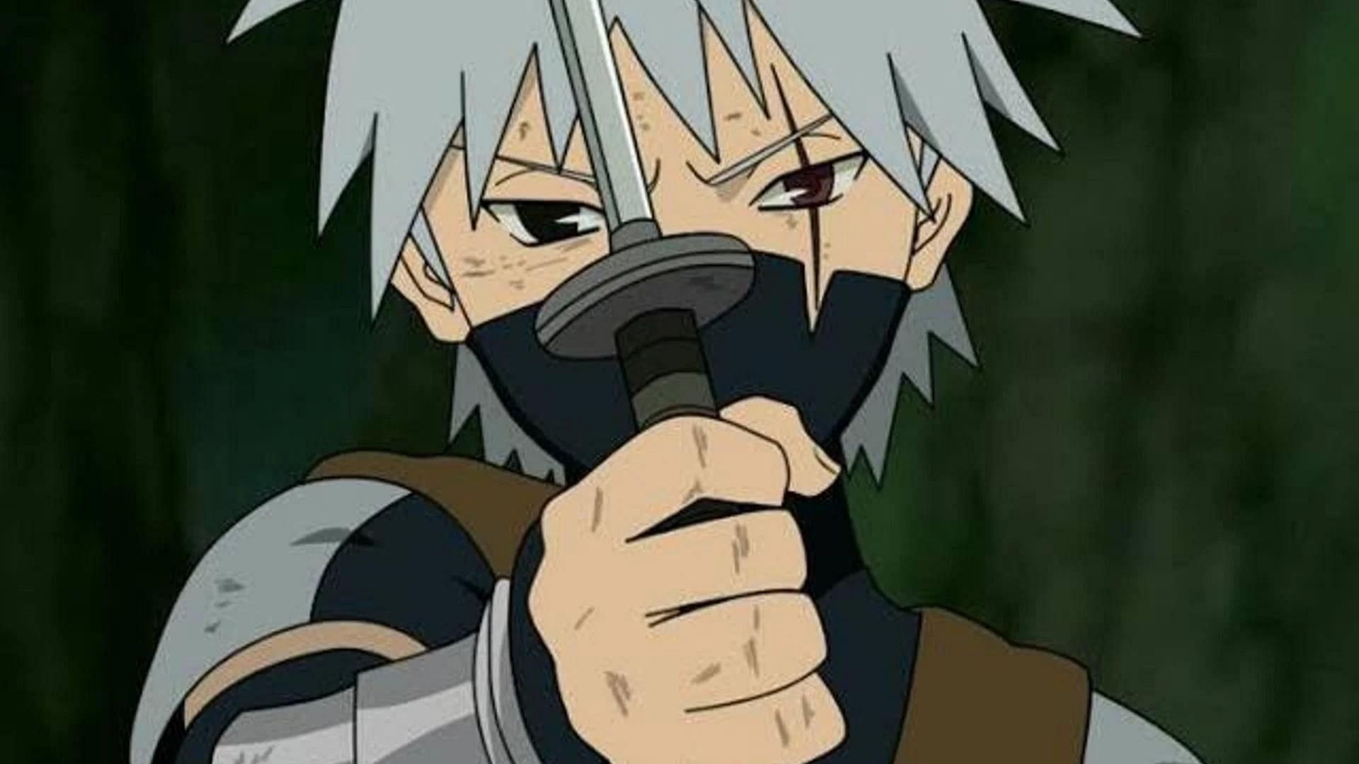 Kakashi as shown in the anime (Image via Studio Pierrot)