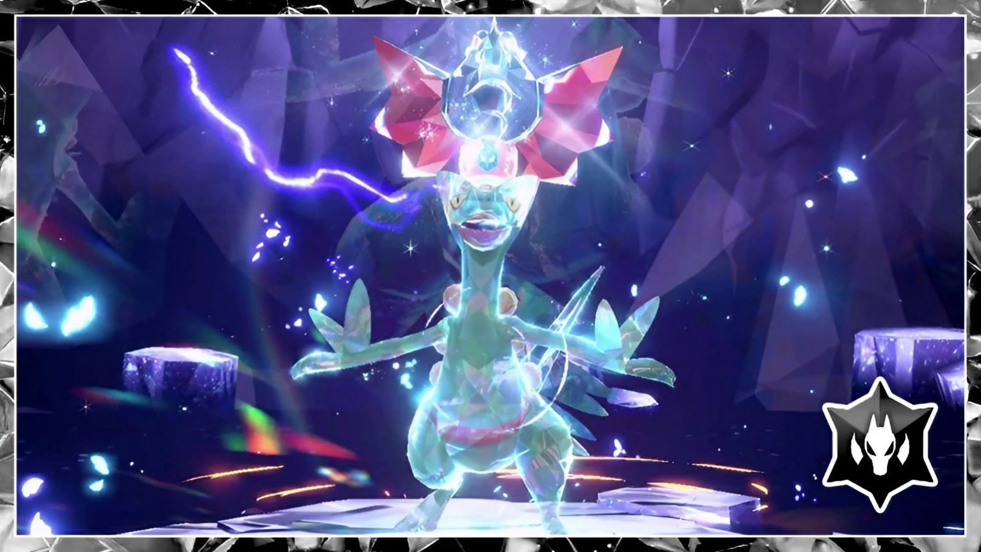 Pokemon Scarlet and Violet Dragon Sceptile 7-star Tera Raid is live (Image via TPC)