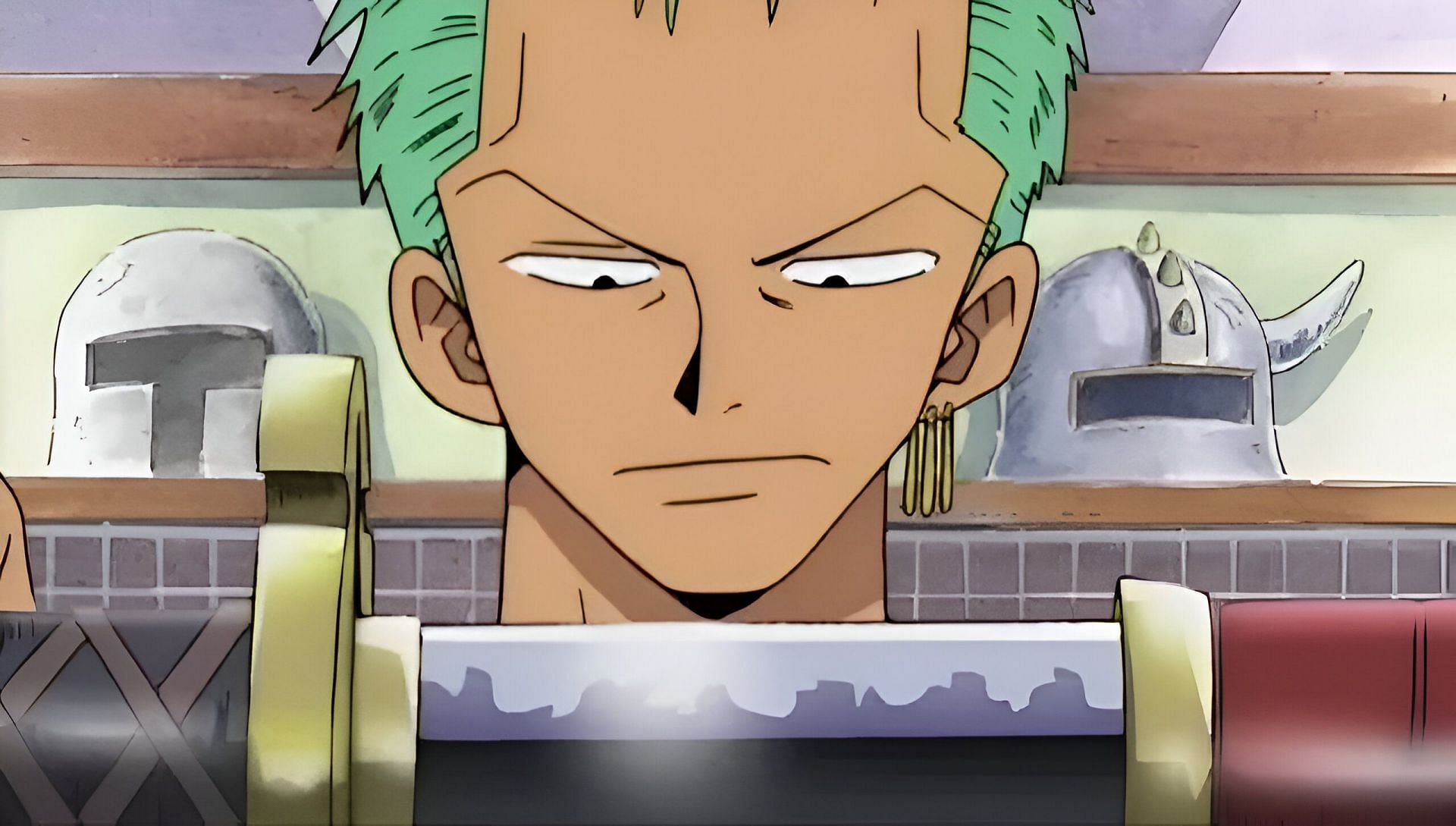 Roronoa Zoro as seen in the anime (Image via Toei Animation)