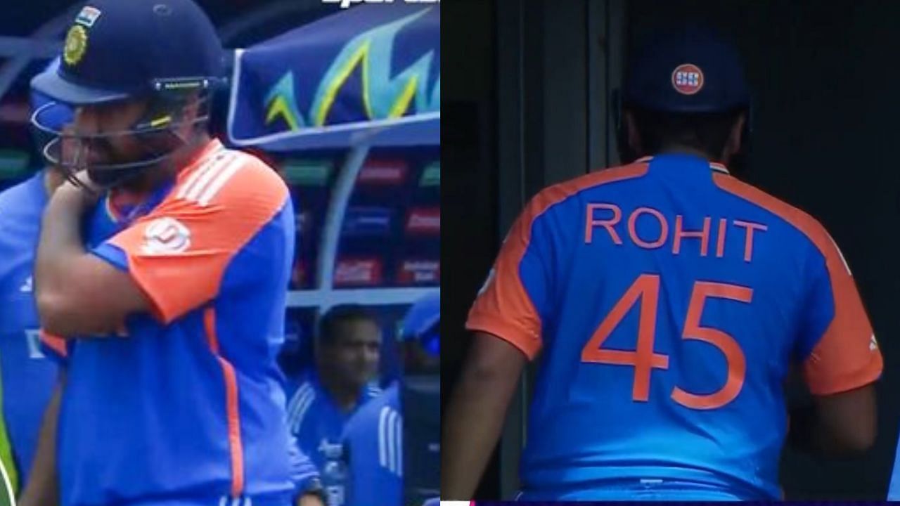 रोहित शर्मा चोटिल हो गए (Photo Courtesy: Hotstar) 