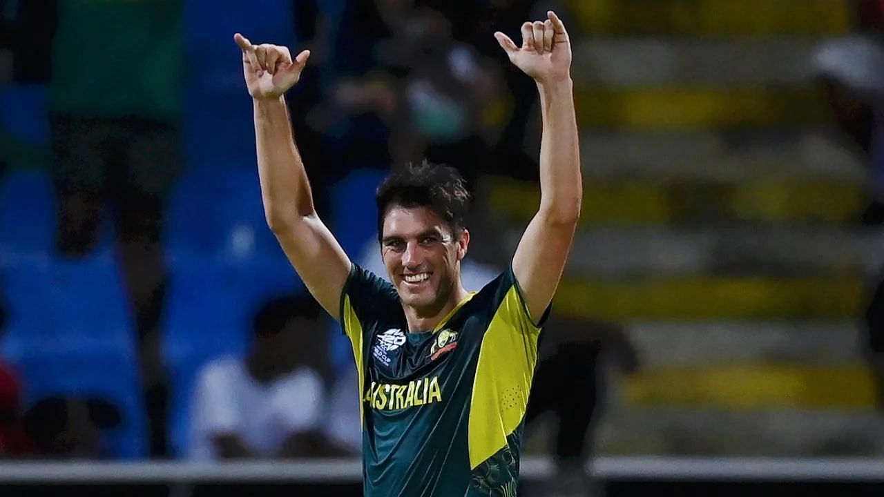 पैट कमिंस ने हैट्रिक लेकर मचाया था धमाल (Photo Courtesy: ICC)                               