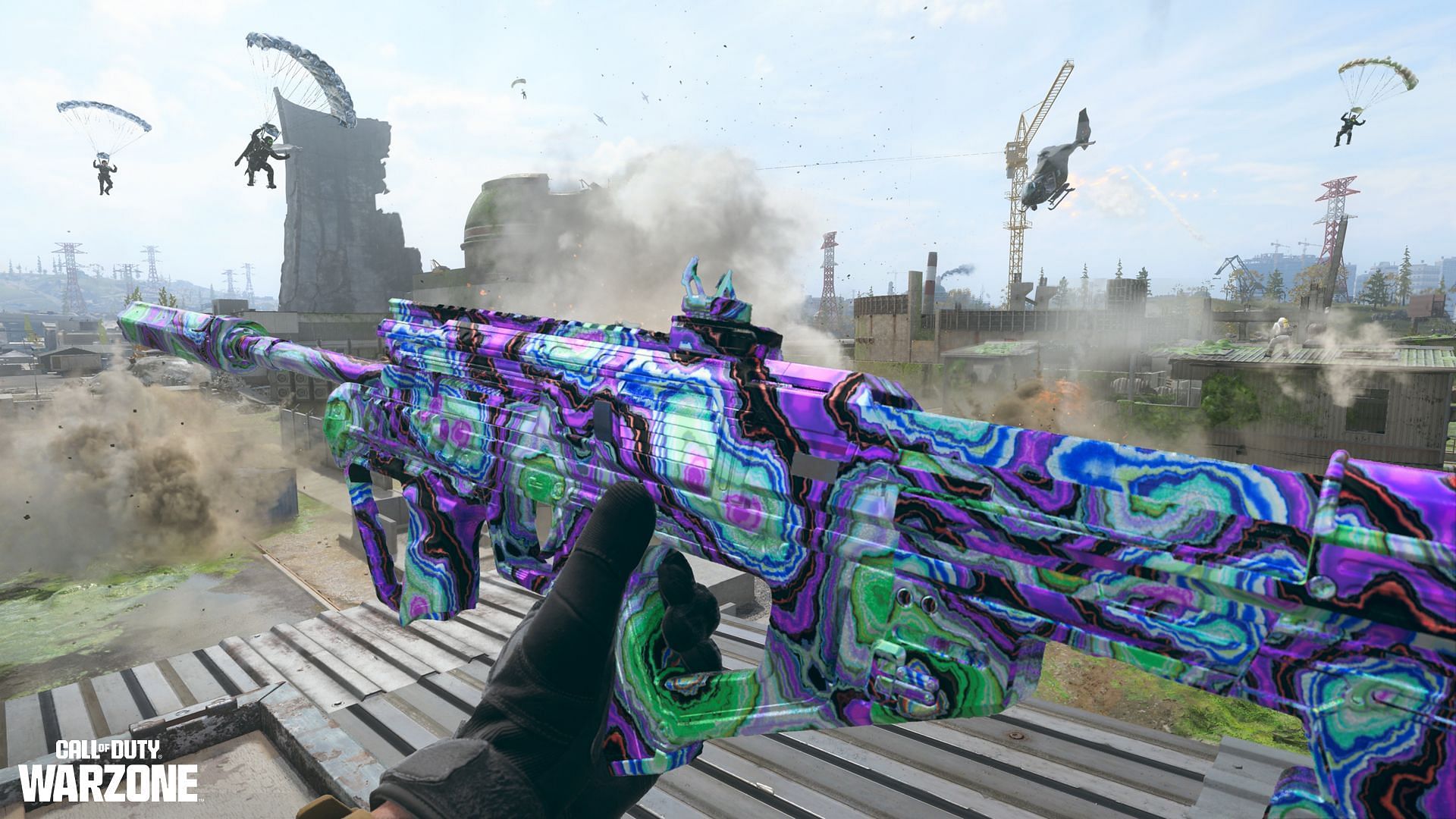 Redacted weapons in Mutation Resurgence mode in Warzone (Image via Activision)