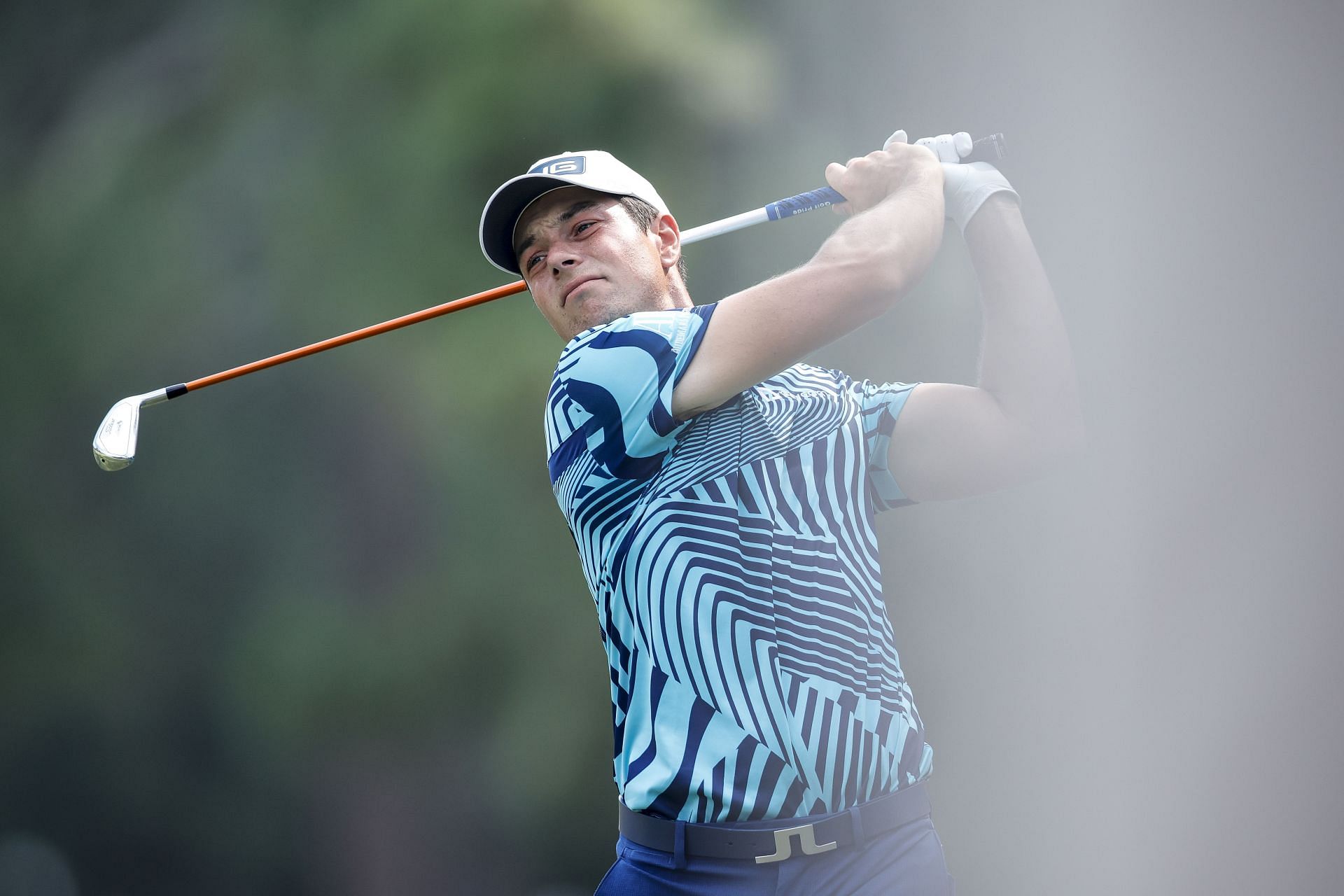 Viktor Hovland during the US Open, Round One