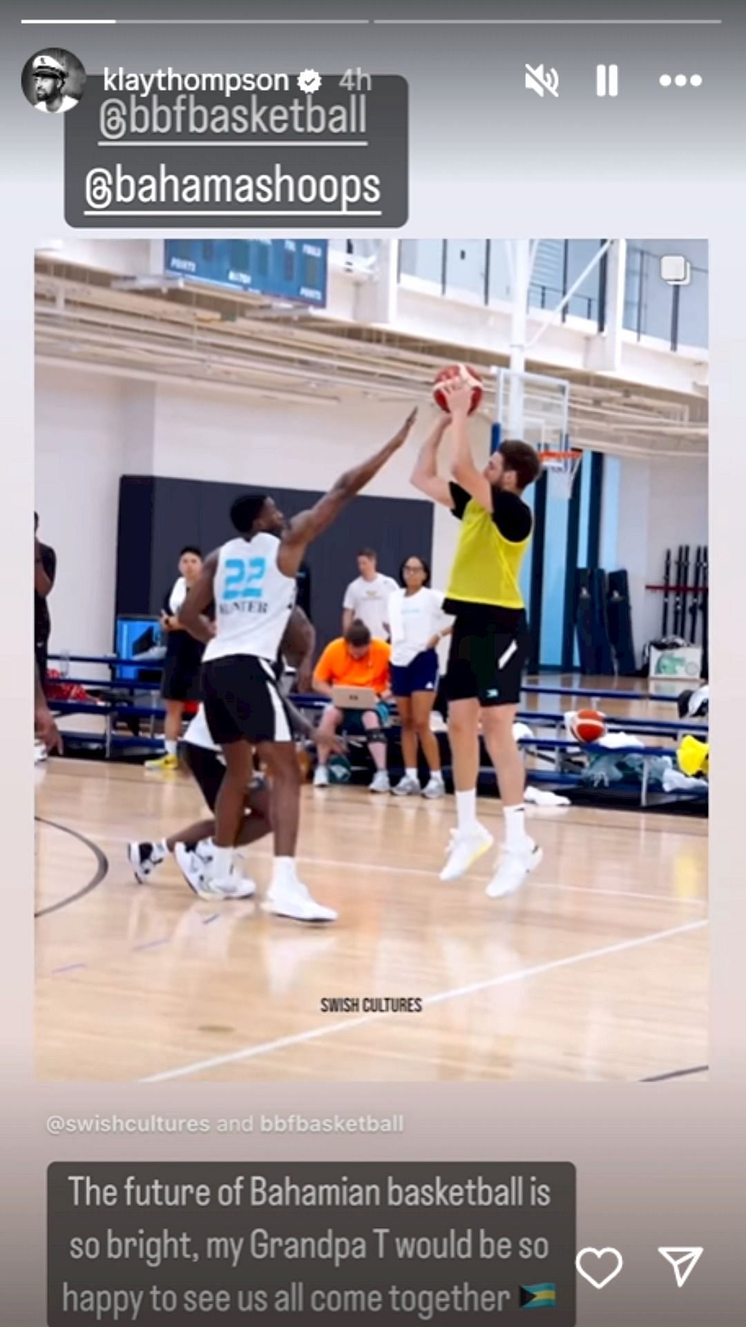 Klay Thompson embraces Bahamian basketball roots after lighting up 2024 Olympic training camp