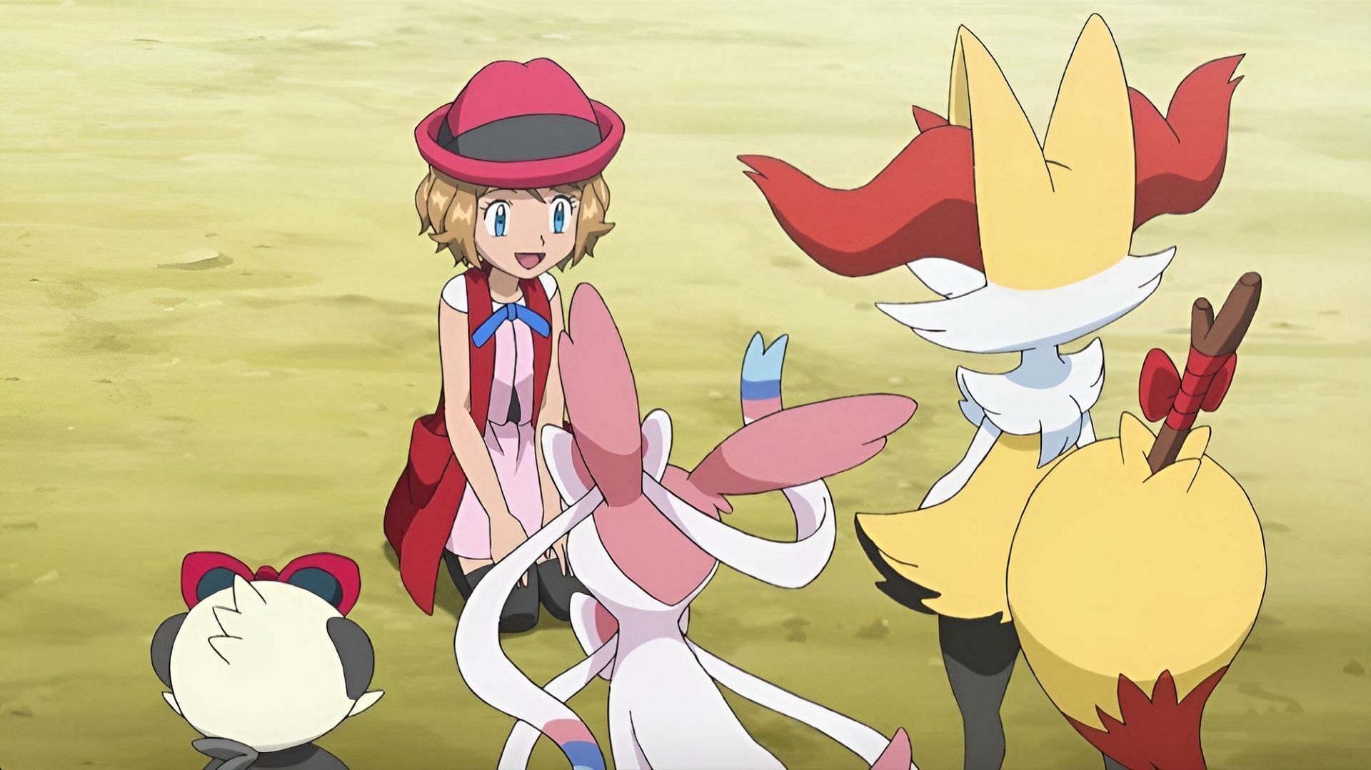 Serena makes an important choice in this Pokemon XY episode (Image via The Pokemon Company)